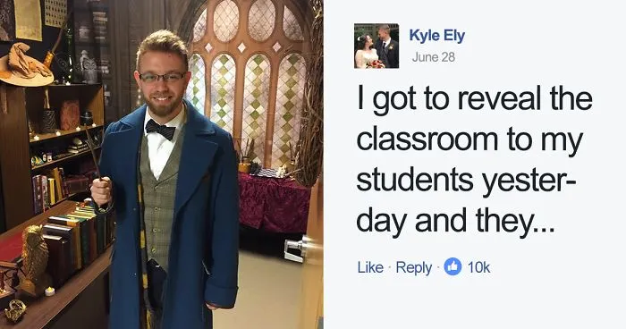 Teacher Spends 70 Hours Turning Boring Classroom Into Hogwarts, Makes Us Believe Magic Truly Exists