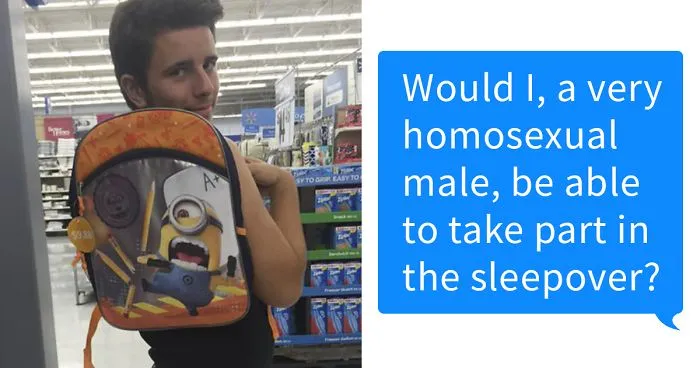 Gay Teen Asks Friend's Mom If He Can Come To Girls-Only Sleepover And Her Response Wins The Internet