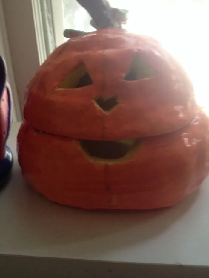 My Sister Made Me A Clay Pumpkin