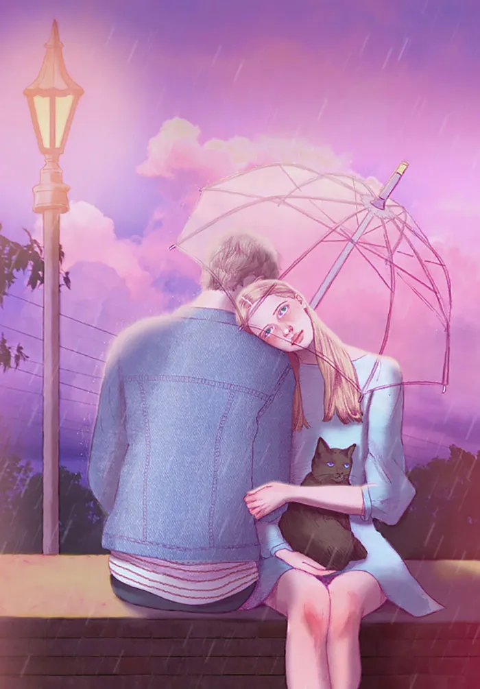 Sitting Together In The Rain