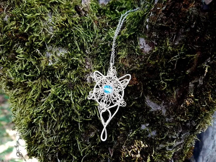 My Interpretation Of Arwen Evenstar Necklace From Lord Of The Rings