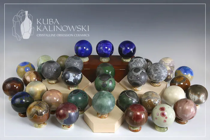 I Made Porcelain Orbs That Look Like Alien Planets
