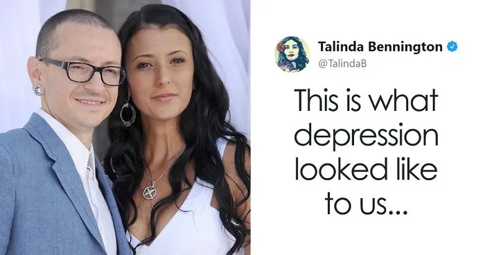 Chester Bennington's Widow Posts Video Of Him 36 Hours Before His Death - "This Is What Depression Looked Like To Us"