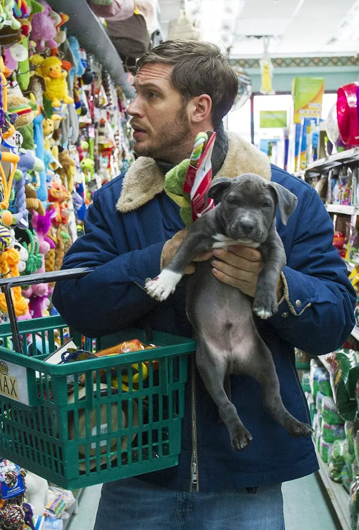 Se vuelven virales las tiernas fotos de Tom Hardy con perros, y te derretirán el corazón