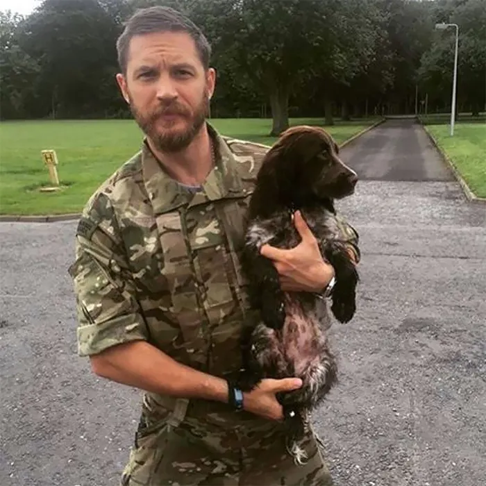 Heartwarming Photos Of Tom Hardy With Puppies Are Going Viral, And They'll Melt Your Heart