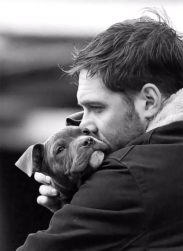 Heartwarming Photos Of Tom Hardy With Puppies Are Going Viral, And They'll Melt Your Heart