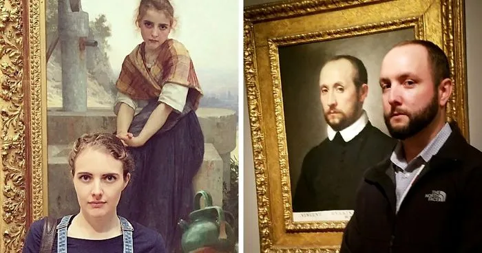 29 Times People Accidentally Found Their Doppelgängers In Museums And Couldn't Believe Their Eyes