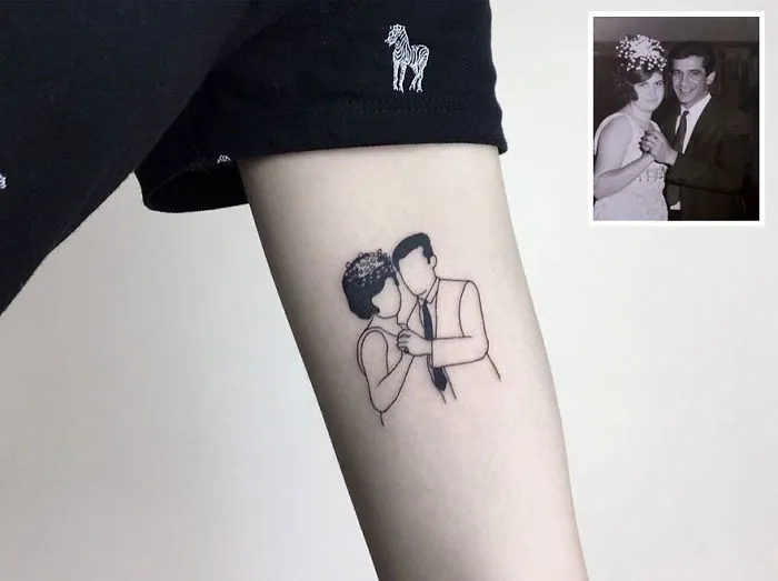 Artist Turns Your Most Nostalgic Childhood Pics Into Stylish Tattoos So You Always Have Them On Your Skin