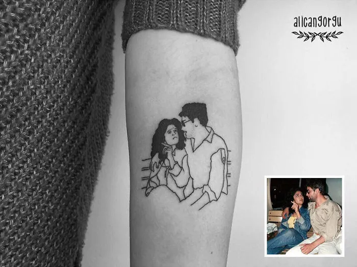 Artist Turns Your Most Nostalgic Childhood Pics Into Stylish Tattoos So You Always Have Them On Your Skin