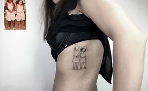 Artist Turns Your Most Nostalgic Childhood Pics Into Stylish Tattoos So You Always Have Them On Your Skin