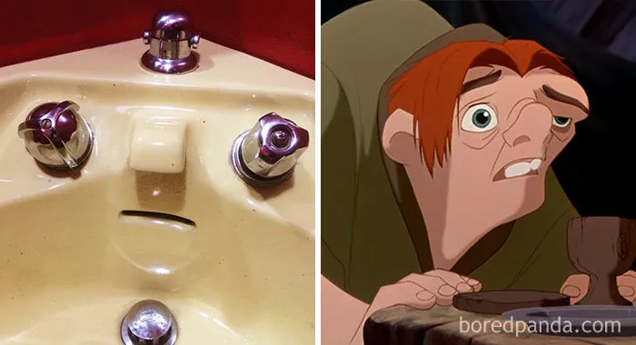 Lavabo parecido a Quasimodo