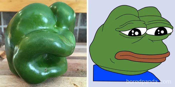 This Bell Pepper  Looks Like Pepe