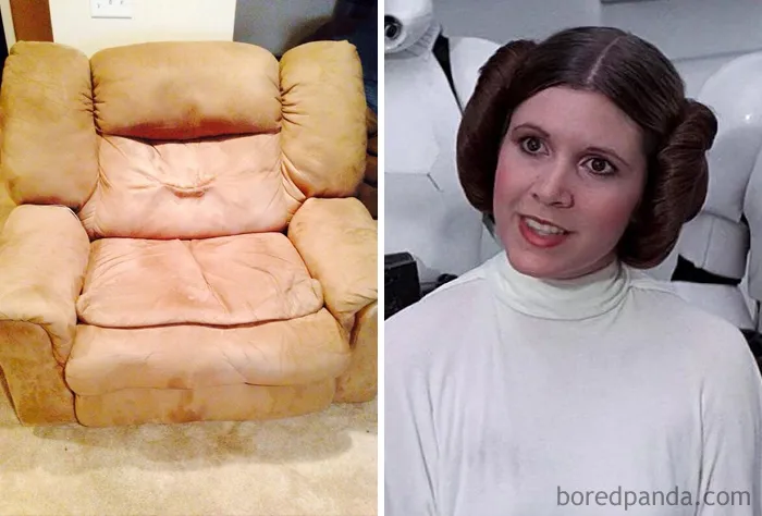 La princesa Leia ha echado unos kilos