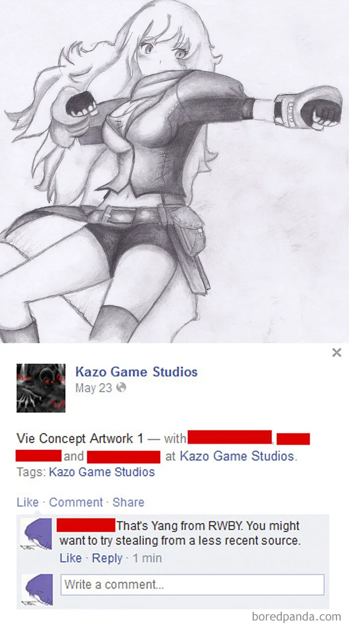 Indie Devs Claim Early Drawings From RWBY To Be Concept Art For Their Game