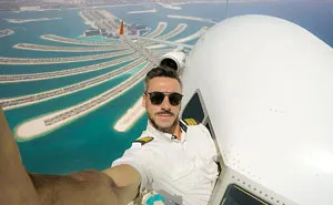 Pilot's Dangerous Mid-Flight Selfies Go Viral, But Turns Out They're Not As Risky As Many Thought