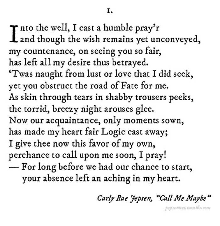 This Is How Popular Songs Would Look If They Were Created In Shakespearean Times