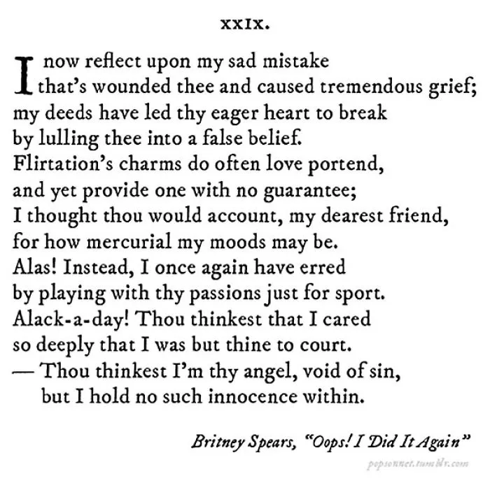 This Is How Popular Songs Would Look If They Were Created In Shakespearean Times
