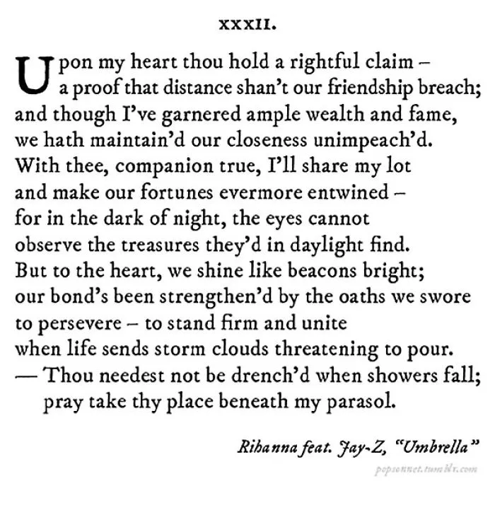 This Is How Popular Songs Would Look If They Were Created In Shakespearean Times