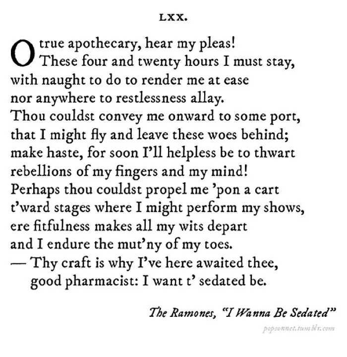 This Is How Popular Songs Would Look If They Were Created In Shakespearean Times