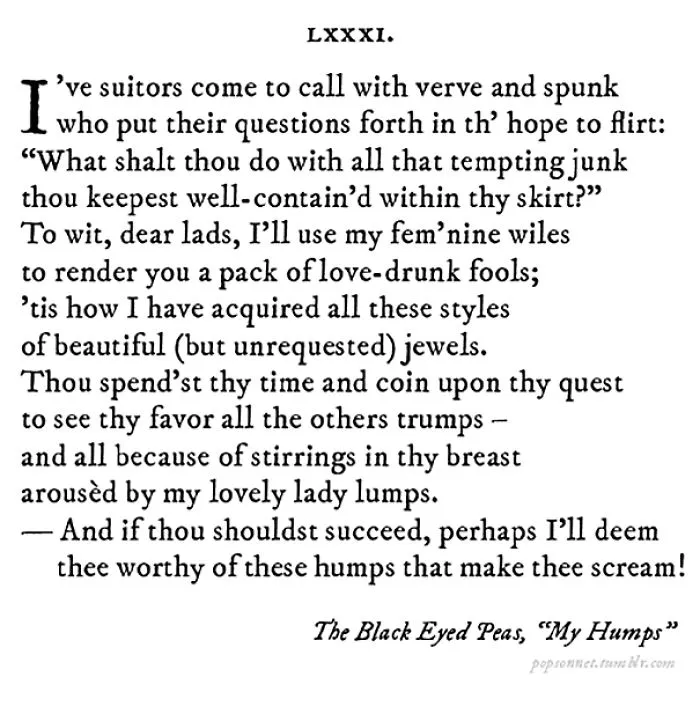 This Is How Popular Songs Would Look If They Were Created In Shakespearean Times