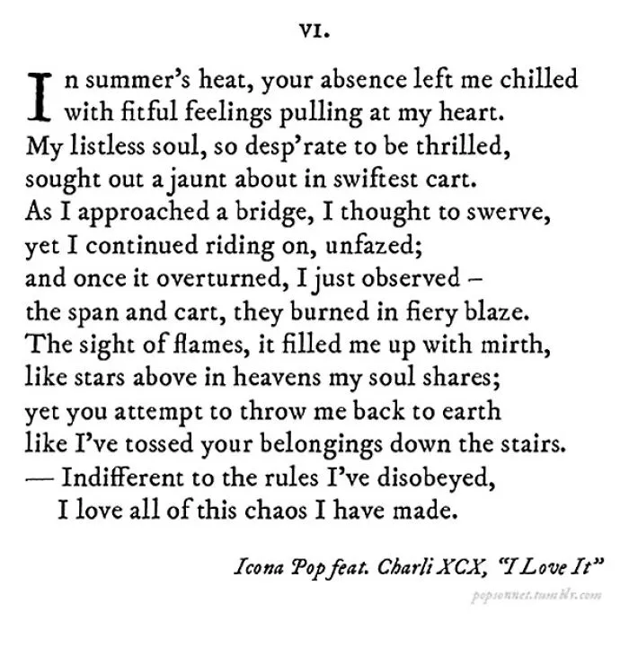 This Is How Popular Songs Would Look If They Were Created In Shakespearean Times