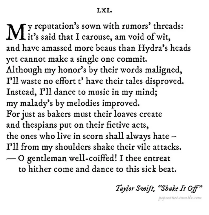 This Is How Popular Songs Would Look If They Were Created In Shakespearean Times