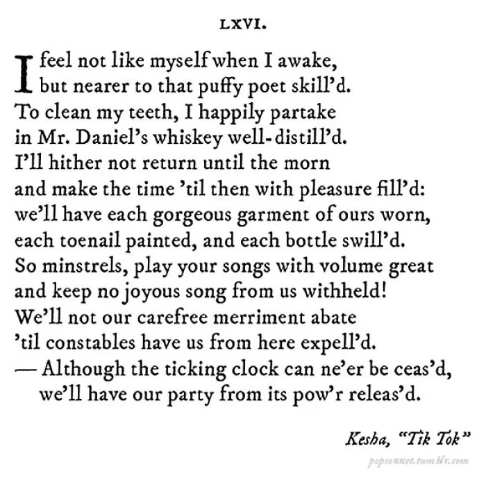 This Is How Popular Songs Would Look If They Were Created In Shakespearean Times