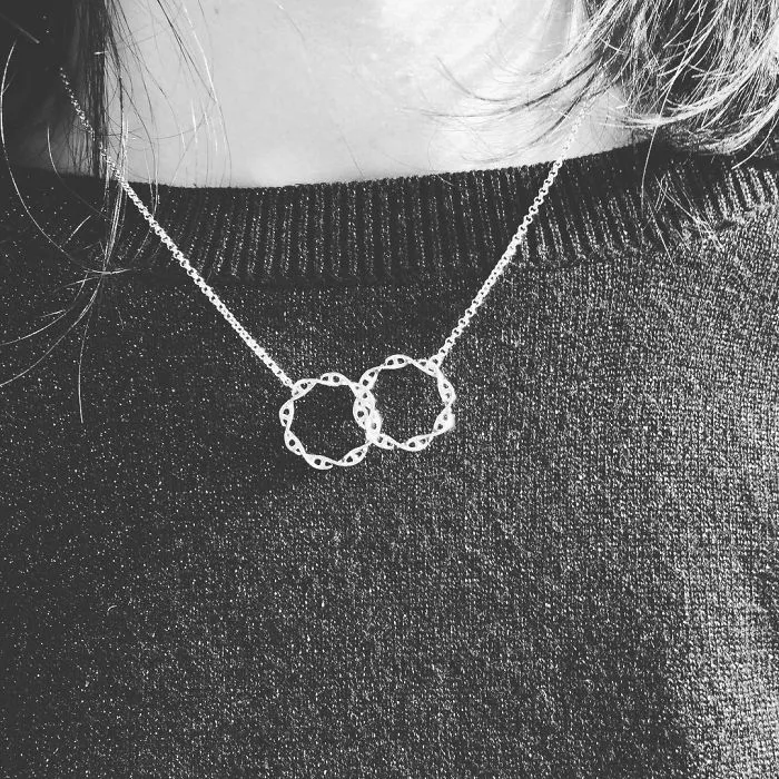 Dna Rings Necklace