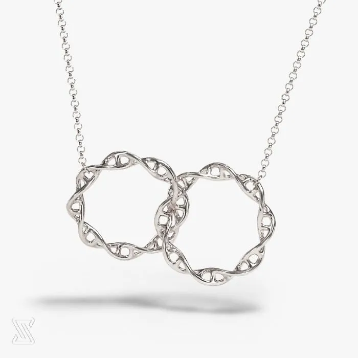 Interlocked Dna Necklace