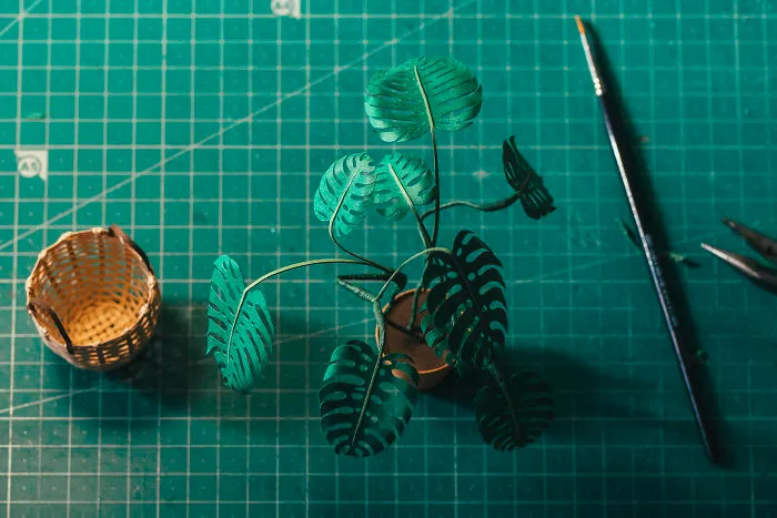 Miniature Paper Plants That Take Me Up To 20 Hours To Create