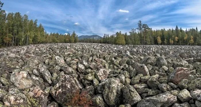 Stone River In Russia