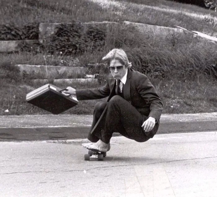 Mi padre haciendo skate en 1982