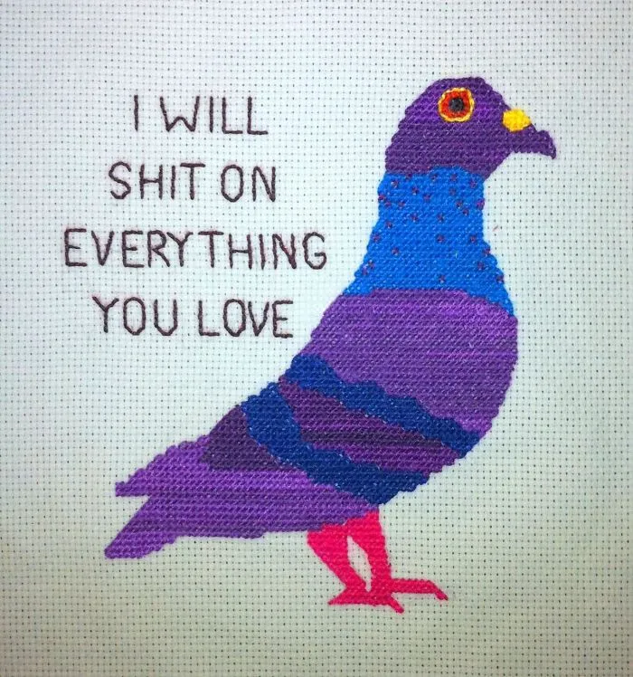 117 Times Cross Stitches Were So Badass, They Were Perfect For 21st Century
