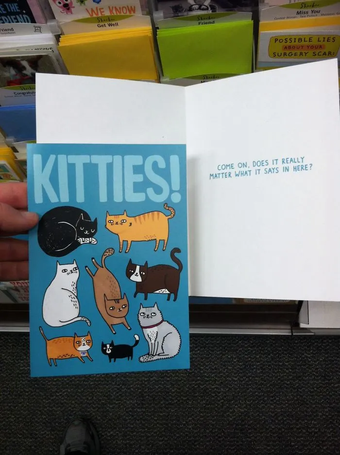86 Hilarious Greeting Cards That Will Surprise You When You Open Them