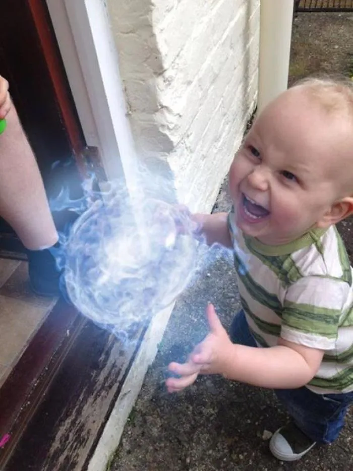 My Nephew Looked Too Evil Not To Have This Done