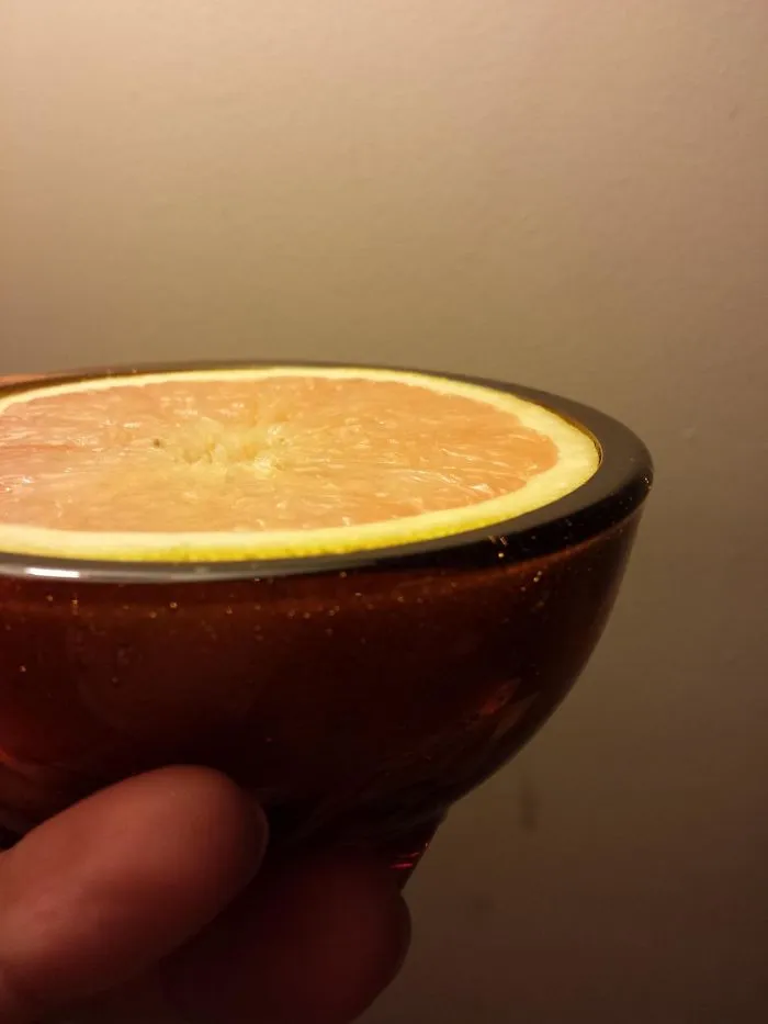 Pomelo en un cuenco