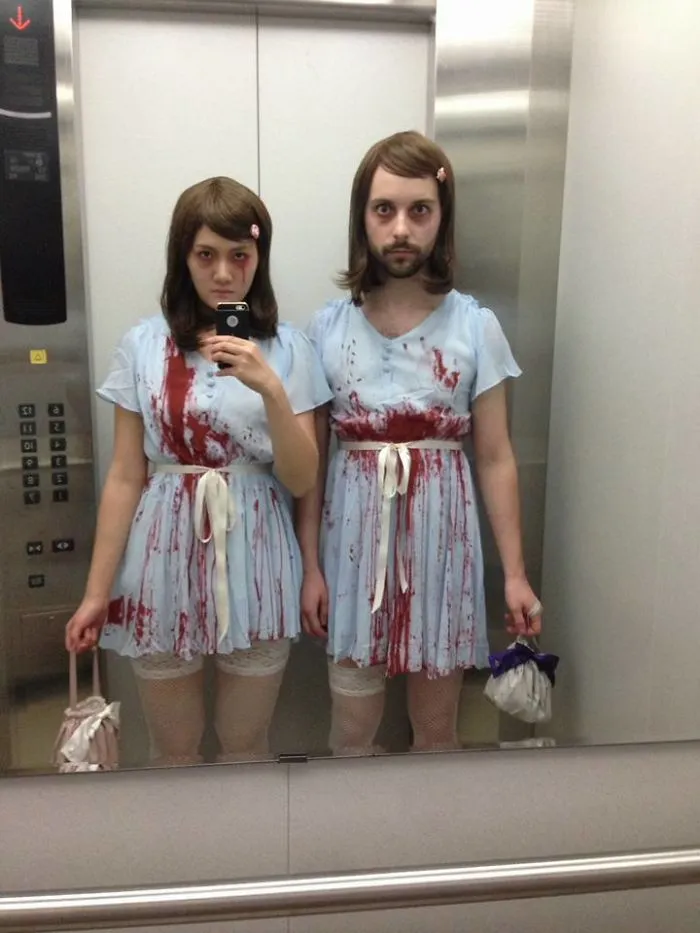 Disfraz conjunto de mi novia y mío