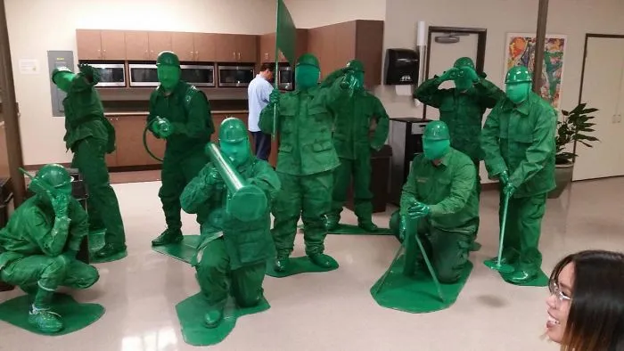 My Brother-In-Law And His Friends Won Their Office Costume Contest