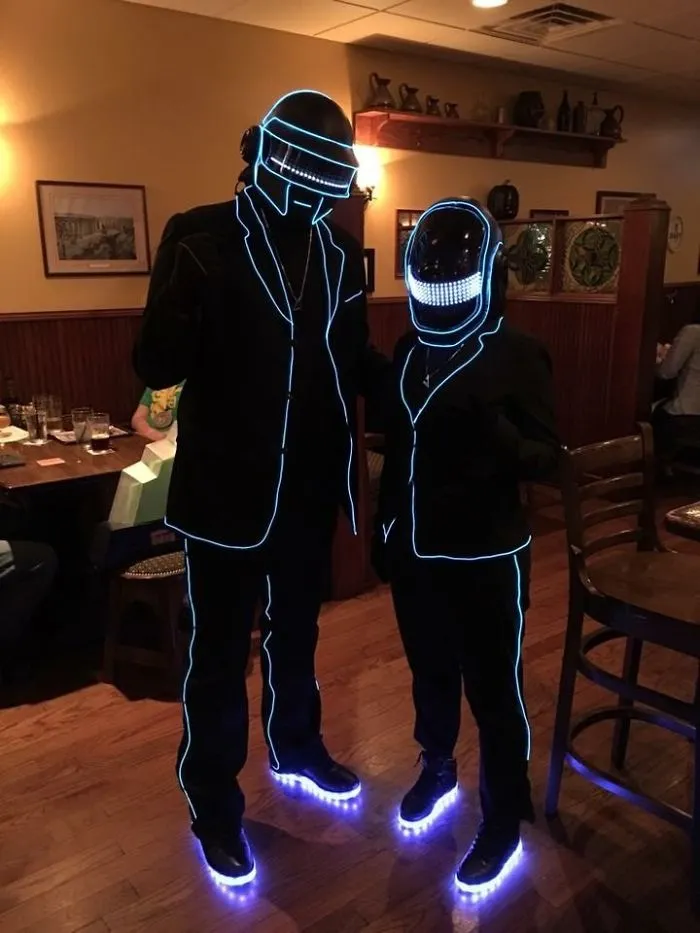 My Wife And I Made Daft Punk Halloween Costumes