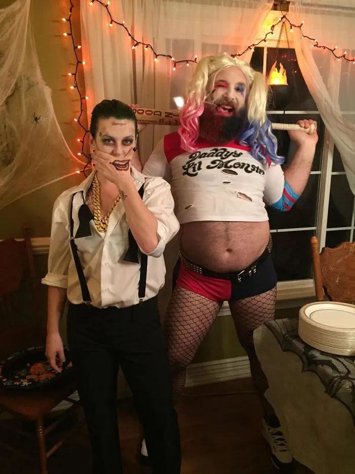 Mi esposa y yo ganamos el premio a disfraces más divertidos
