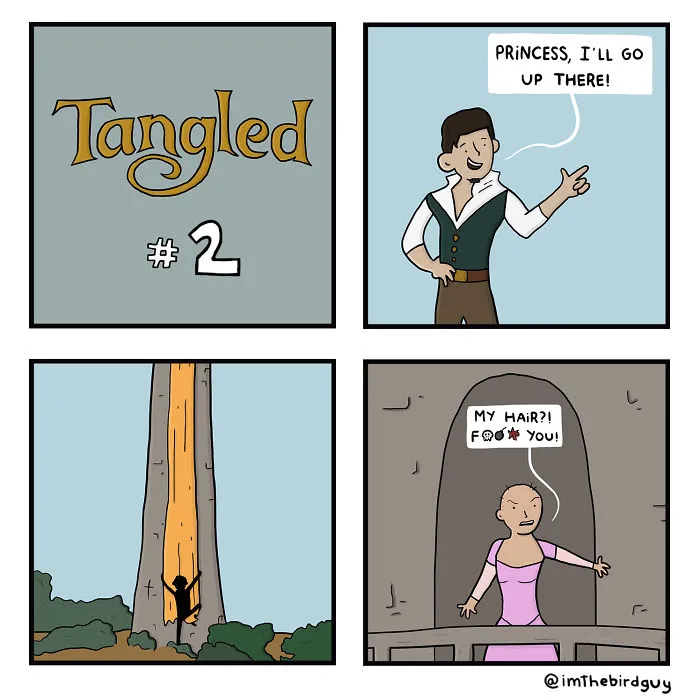 I Illustrated What Would Happen If Movies/ Tv Shows Were Made Nowadays Or In Real Life