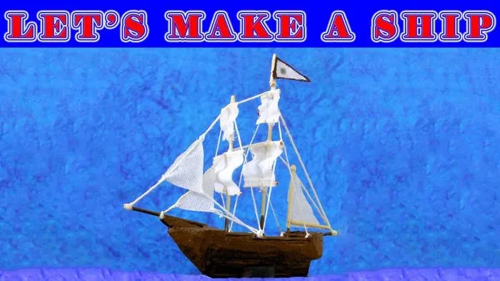 I Made A Vintage Sail-Ship Using Popsicle Sticks!