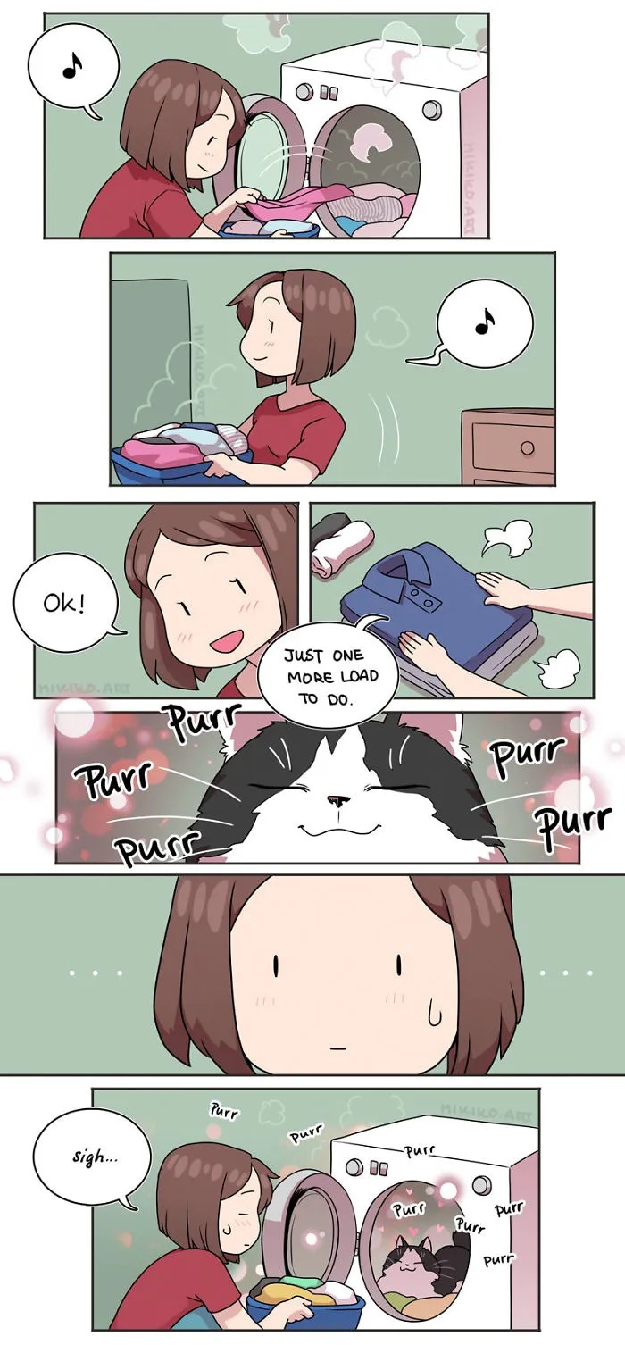 Artist Illustrates Everyday Life With Her Boyfriend And Cat In 54 Adorable Illustrations