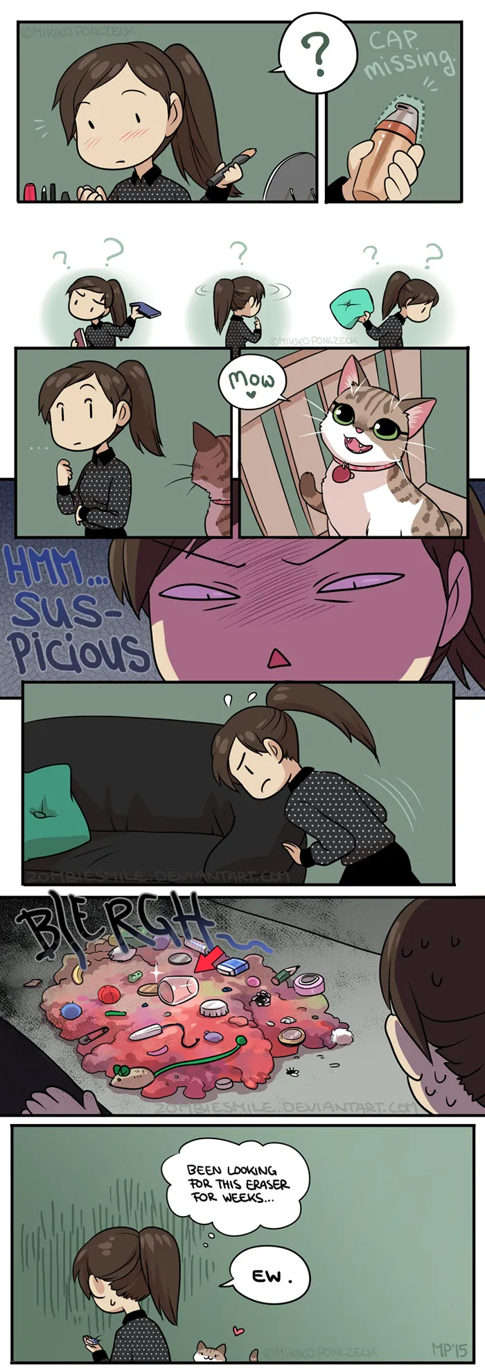 Artist Illustrates Everyday Life With Her Boyfriend And Cat In 54 Adorable Illustrations