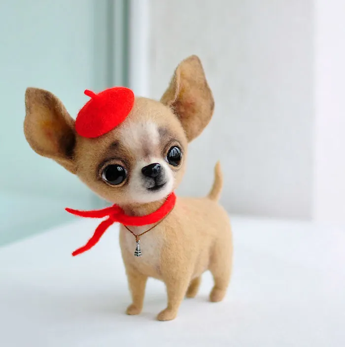 Russian Artists Create Adorable Felted Dogs That Have Their Own Characters