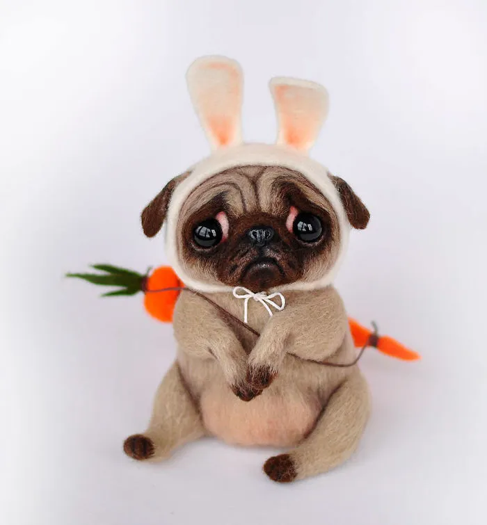Russian Artists Create Adorable Felted Dogs That Have Their Own Characters
