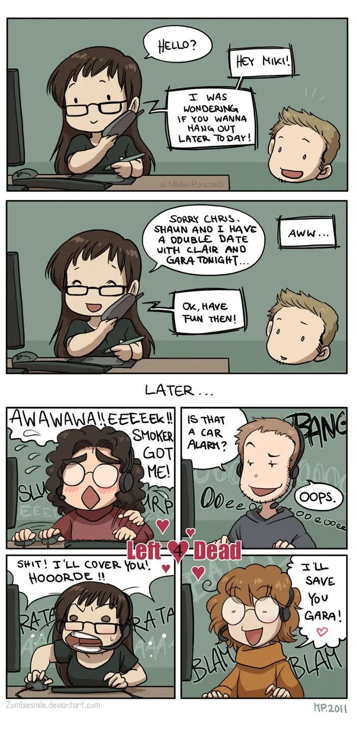 Artist Illustrates Everyday Life With Her Boyfriend And Cat In 56 Adorable Illustrations