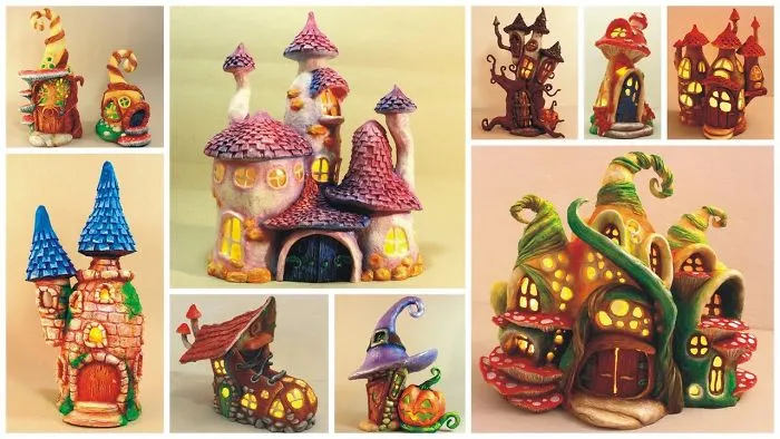 I Create Fairy Houses Out Of Plastic Bottles