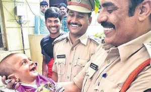 Baby's Reaction To Police Officers Who Rescued Him From Kidnappers Says It All