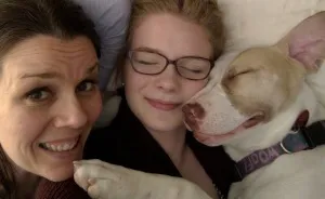 Breast Cancer Survivor And Pit Bull Start Hunger Strike To Raise Awareness